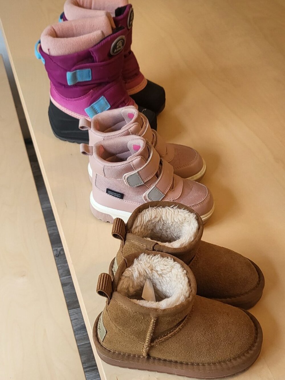 3 boots size 7 toddler girls